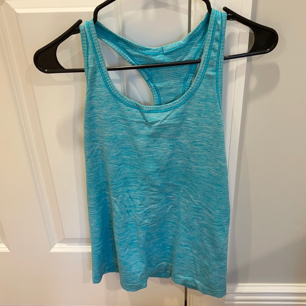 Light Blue Heather Lululemon Swiftly Tech Tank Top